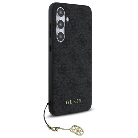 Guess 4G Charms Collection - Etui Samsung Galaxy S24 FE (szary) (GUHCS24FEGF4GGR)