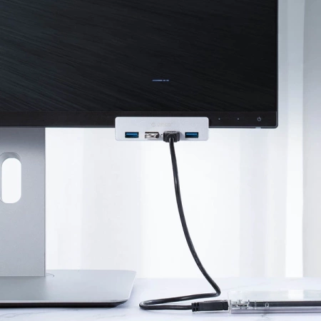 ORICO Hub USB biurkowy 4 porty USB-A 5Gbps - szary (MH4PU-SV-BP)