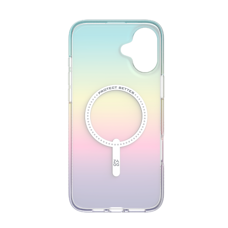 ZAGG Milan Snap - obudowa ochronna do iPhone 16 Plus kompatybilna z MagSafe (iridescent) (702315111)