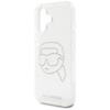 Karl Lagerfeld IML Rhinestones Karl Head - Etui do iPhone 16 (przezroczysty) (KLHCP16SHKHDCELT)