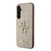 Guess Glitter Script Big 4G - Etui Samsung Galaxy S23 FE (złoty) (GUHCS23FEHG4SGD)