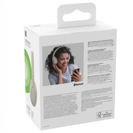 Belkin Słuchawki nauszne, bezprzewodowe, kremowe (AUD009HQSA)