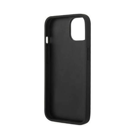 US Polo Assn Leather Stitch - Etui iPhone 14 (granatowy) (USHCP14SPFAV)