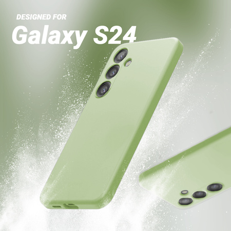 Crong Color Cover - Etui Samsung Galaxy S24 (zielony) (CRGCOLRSGS24LGRN)