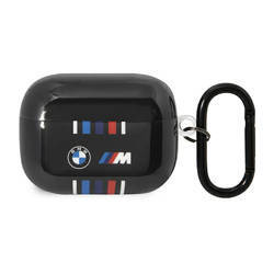 BMW Multiple Colored Lines - Etui AirPods Pro (Czarny) (BMAP22SWTK)