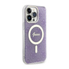 Guess 4G MagSafe - Etui iPhone 14 Pro Max (Purpurowy) (GUHMP14XH4STU)