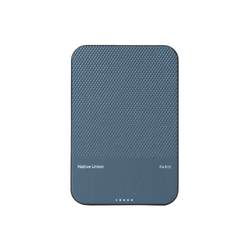 Native Union (Re)Classic Qi2 Power Bank - magnetyczny powerbank 5000 mAh kompatybilny z MagSafe i Qi2, kabel USB-C - USB-C 15 cm w zestawie (navy) (PB-5KMS-NAV-Q2)