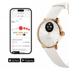 Withings Scanwatch Light - smartwatch hybrydowy (37mm, rose gold-sand) (HWA11-model 1-All-Int)