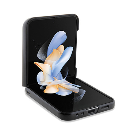 BMW Leather Hot Stamp - Etui Samsung Galaxy Z Flip 5 (czarny) (BMHCZF5SLLBK)