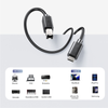 Unitek kabel do drukarki USB C na USB B 2.0 czarny 2m (C14140ABK03-2M)