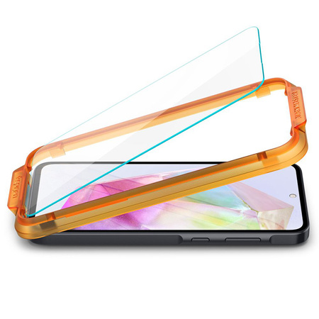 Spigen Alm Glas.TR 2-Pack - Szkło hartowane do Samsung Galaxy A35 5G (2 szt.) (Przezroczysty) (AGL07772)