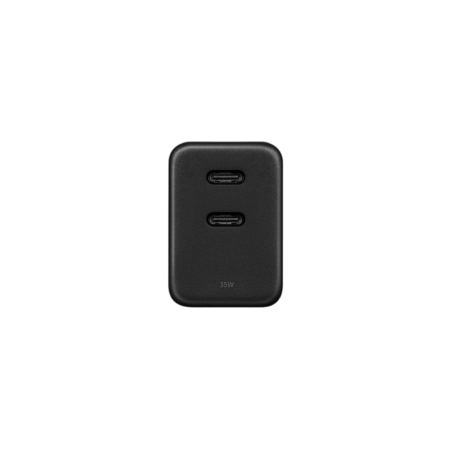 Native Union Fast GaN Charger - ladowarka 35W PD, 2x USB-C - czarna (FAST-PD35-BLK-EU)