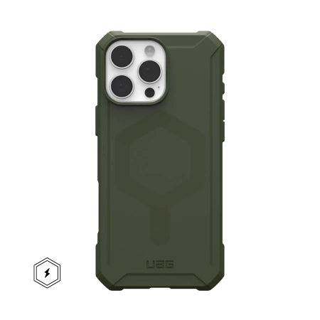 UAG Essential Armor Magsafe - obudowa ochronna do iPhone 16 Pro kompatybilna z MagSafe oliwkowy (114448117272)