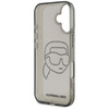 Karl Lagerfeld IML Rhinestones Karl Head - Etui do iPhone 16 (czarny) (KLHCP16SHKHDCELK)