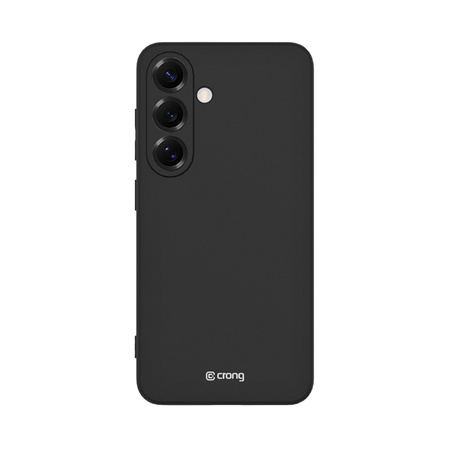 Crong Color Cover - Etui Samsung Galaxy S25+ (czarny) (CRGCOLRSGS25PBLK)