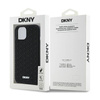 DKNY 3D Rubber Repeat Pattern - Etui iPhone 15 Plus (czarny) (DKHCP15M3DRPWK)