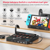 Unitek stacja ładująca Switch z przełącznikiem i czytnikiem kart do gier (G1005ABK01)