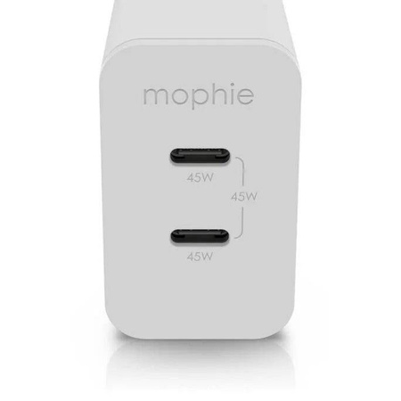 Mophie Gan Charger - ładowarka sieciowa 45W - biała (409909299)