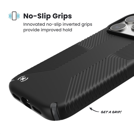 Speck Presidio2 Grip MagSafe - Etui iPhone 17 Pro (Black / Slate Grey / White) (150976-D143)