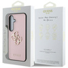 Guess Grained Big 4G Logo Small Classic Logo - Etui do Samsung Galaxy S25 (różowy) (GUHCS25SPGT4MBP)
