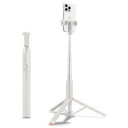 Spigen S541W Bluetooth Selfie Stick Tripod - Statyw na smartfon / uchwyt selfie stick (Dune Beige) (AMP09337)