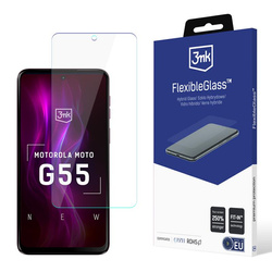 3mk FlexibleGlass - Szkło hybrydowe do Motorola Moto G55 5G (3MK_5903108610315)