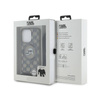 Karl Lagerfeld IML Crossbody Monogram Karl & Choupette Head MagSafe - Etui iPhone 15 Pro (czarny) (KLHMP15LHCKCKLCK)