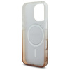 Guess IML Glitter Gradient MagSafe - Etui iPhone 16 Pro (brązowy) (GUHMP16LHGRCELW)