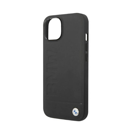 BMW Signature Logo Imprint MagSafe - Etui iPhone 14 Plus (czarny) (BMHMP14MSLLBK)
