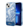 Guess Porcelain Collection - Etui iPhone 14 Plus (niebieski) (GUHCP14MHGPLHB)