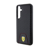 Ferrari Carbon Stitched Bottom - Etui Samsung Galaxy S24+ (czarny) (FEHCS24MN3PUK)