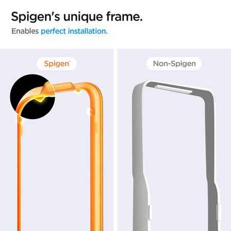 Spigen Alm Glas.TR 2-Pack - Szkło hartowane do Samsung Galaxy A55 5G (2 szt.) (Przezroczysty) (AGL07775)
