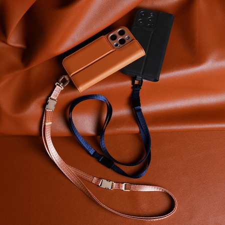 Moshi Overture MagSafe - Skórzane etui 3w1 z klapką iPhone 16 Pro Max (Charcoal Black) (99MO241212)