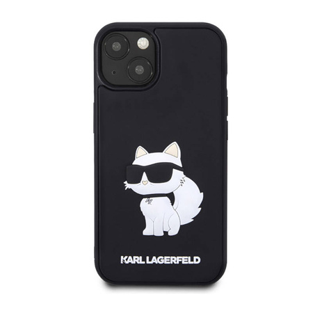 Karl Lagerfeld 3D Rubber NFT Choupette - Etui iPhone 14 (Czarny) (KLHCP14S3DRKHNK)