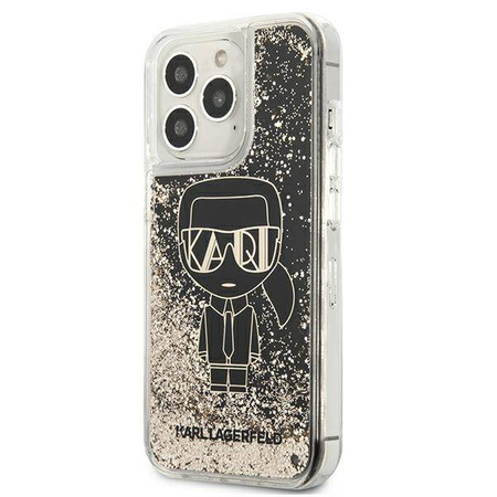 Karl Lagerfeld Liquid Glitter Gatsby - Etui iPhone 13 Pro Max (KLHCP13XLGGKBK)