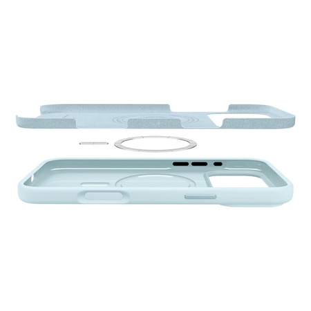 Spigen Silicone Fit Mag MagSafe - Etui do iPhone 17 Pro Max (Mute Blue) (ACS10273)