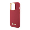 Guess Silicone Script Metal Logo & Frame - Etui iPhone 15 Pro (magenta) (GUHCP15LSMBSLM)