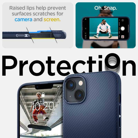 Spigen Mag Armor – Etui do iPhone 15 Plus / iPhone 14 Plus (Granatowy) (ACS04919)