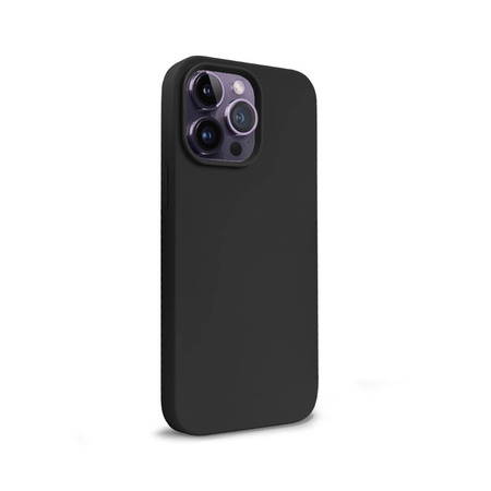 Crong Color Cover - Etui iPhone 14 Pro (czarny) (CRG-COLR-IP1461P-BLK)
