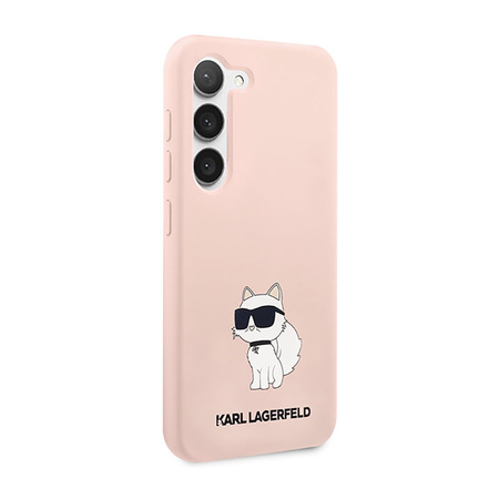 Karl Lagerfeld Silicone NFT Choupette - Etui Samsung Galaxy S23+ (różowy) (KLHCS23MSNCHBCP)