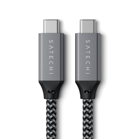 Satechi Kabel USB4-C - USB-C 25 cm 100W 40Gbps - gwiezdna szarość (ST-U4C25M)
