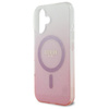 Guess IML Glitter Gradient MagSafe - Etui iPhone 16 (różowy) (GUHMP16SHGRCELP)