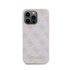 Guess 4G Metal Gold Logo - Etui iPhone 15 Pro Max (różowy) (GUHCP15XG4GFPI)