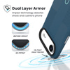Speck Presidio2 Grip ClickLock & MagSafe - Etui iPhone Air (Deep Sea / Silver Metallic / Spell Blue) (150968-3261)