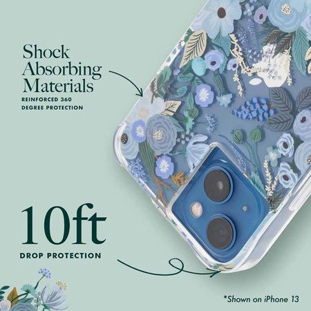 Rifle Paper Clear - Etui iPhone 14 Plus (Garden Party Blue) (RP049276)