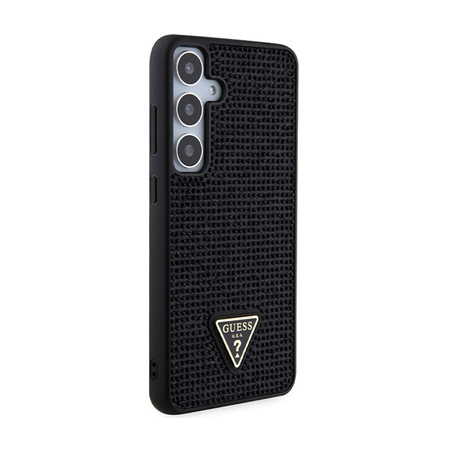 Guess Rhinestone Triangle - Etui Samsung Galaxy S24+ (czarny) (GUHCS24MHDGPPK)