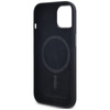 Karl Lagerfeld Silicone Shadow Metal Initial MagSafe - Etui do iPhone 15 (czarny) (KLHMP15SSCMKMPCK)