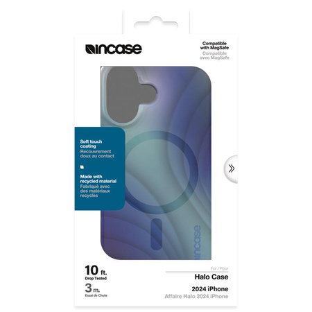 Incase Halo Case MagSafe - Etui iPhone 16 (Tidal Ocean) (INPH190409-TIOC)