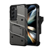 ZIZO BOLT Series - Pancerne etui Samsung Galaxy S23 ze szkłem 9H na ekran + uchwyt z podstawką (szary) (BOLT-SAMGS23-MGRBK)