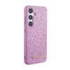 Guess Glitter Flakes Metal Logo Case - Etui Samsung Galaxy S24 (fioletowy) (GUHCS24SHGGSHU)